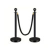 Crowd Control Stanchions with A Velvet Rope