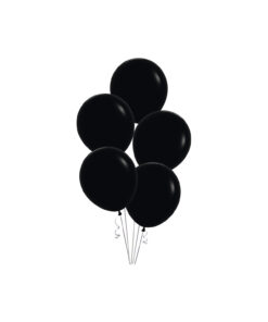 Black Latex Balloons 18in 5pk