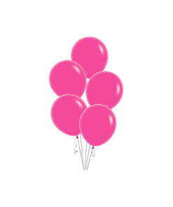 Hot Pink Latex Balloons 18in 5pk