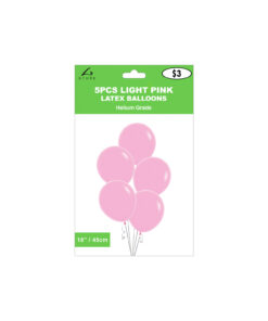 Alternative view of Pink Latex Balloons 18in 5pk