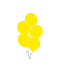 Yellow Latex Balloons 18in 5pk