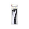Black & White Mix Velcro Ties 12pc