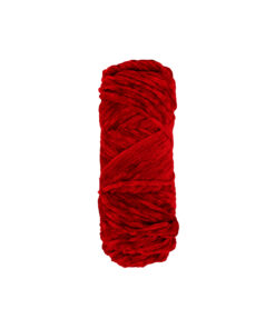 Red Chenille Yarn 95g