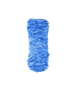 Blue Chenille Yarn 95g