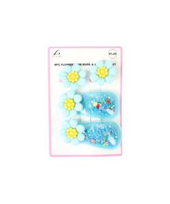 Flower Hair Accessory Set 4pc