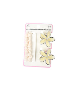 Flower Hair Accessory Set 4pc