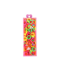 Neon Elastic Hair Rope Set 150pc