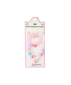 Bunny Necklace & Bracelet & Ring Set