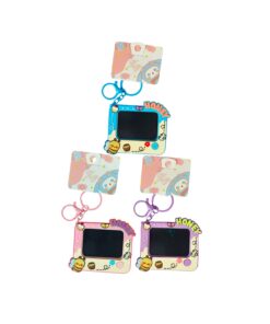 Writing Board Keychain Assorted 7.5x6cm