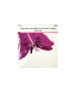 Light Pink Hollowed-out Butterfly String 1.8m