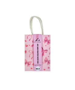 Alternative view of Bow Printed Printed Paper Bags 4pc