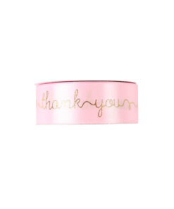 Thank You Organza Ribbon 2.5cm x 22.8m