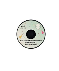 Macaron Rainbow Curling Ribbon Roll 5mm