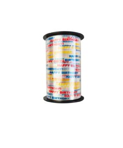 Happy Birthday Printing Curling Ribbon Roll 5mm x 228m