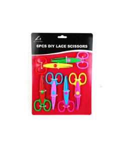 DIY Lace Scissors with round handles 6pk