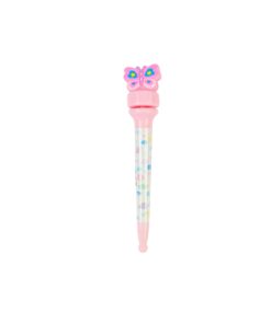 Pink Rotating Butterfly Ballpoint Pen 16cm