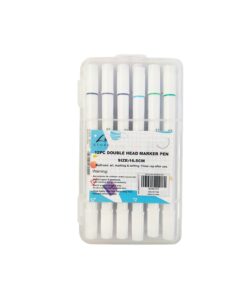 Double Head Color Marker Pen 12pc 16.5cm