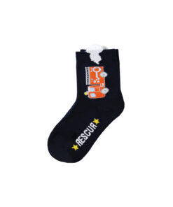 Boy Black Socks Size 5-6