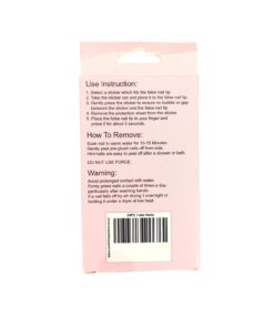 Pink Press On Nails 24pc