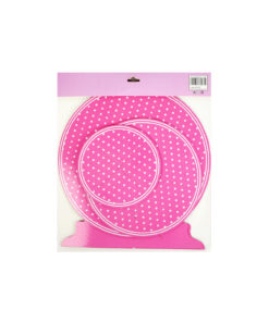 Alternative view of Light Pink With White Dot Cupcake Tier Stand