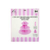 Light Pink With White Dot Cupcake Tier Stand