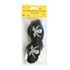 Caribbean Skull Single Eye Mask 8 x 5.7 cm 12pc