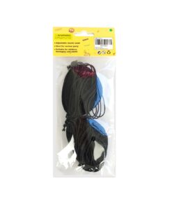 Caribbean Skull Single Eye Mask 8 x 5.7 cm 12pc