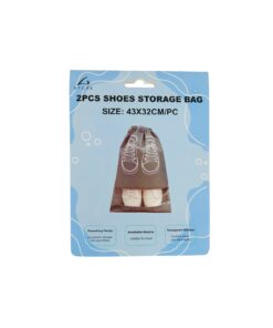 Transparent Travel Shoes Storage 43x32cm 2pc