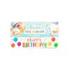 Happy Birthday Foil Banner 11x260cm 1pc