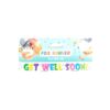 Get Well Soon Foil Banner 11x260cm 1pc