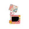 Bear Writing Board Keychain 8x7cm