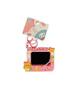 Bear Writing Board Keychain 8x7cm