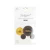 Gold Black Paper Fan Decoration Kit 4pc