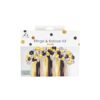 Black Gold Door Fringe with Balloons Kit