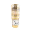 Gold Paper Cup 9oz 16pc