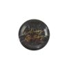 Black Happy Birthday Paper Plate 7in