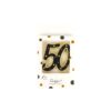 50 Black Gold Double-digit Candle 6.3cm