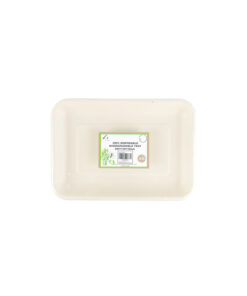 Biodegradable Tray 200x140x15mm 25pc