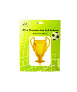 Golden Champion Cup Foil Balloon 64 x 83cm 2pc