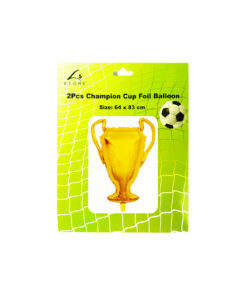 Golden Champion Cup Foil Balloon 64 x 83cm 2pc