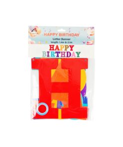 Happy Birthday Letter Banner 1.4m & 2.1m
