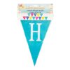 Colored Happy Birthday Triangle Banner 1.4m & 2.1m