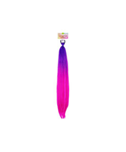 Purple Hot Pink Party Wig 65cm