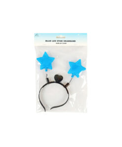 Blue LED Star Headband 20x23cm
