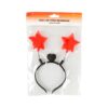 Red LED Star Headband 20x23cm
