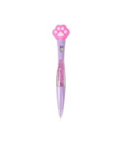 Cat paws Cartoon with LED Light Ballpoint Pen 17cm