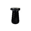 Black Outdoor Folding Stool 25x43.5cm