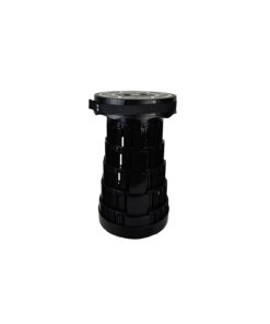Black Outdoor Folding Stool 25x43.5cm