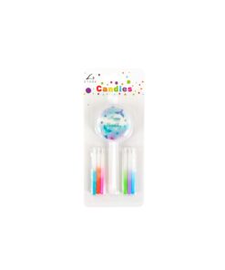 Habby Birthday Mermaid Candle Kit 11cm