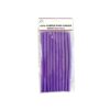 Purple Hair Curler 24cm 10pc